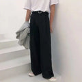 Pleated Baggy Suit Trousers
