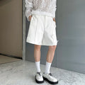 Bead-Flower Embellished Loose Shorts